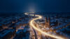 onOffice Roadshow 2026: Stadt mit Leuchtschweif